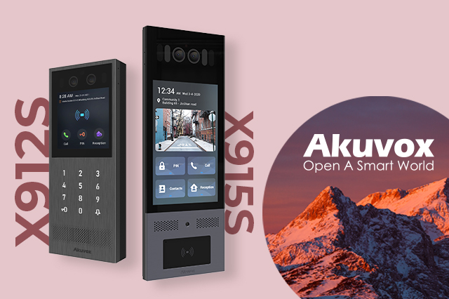 Postaw na wybór profesjonalistów. Akuvox X912S oraz X915S – wideodomofony klasy premium