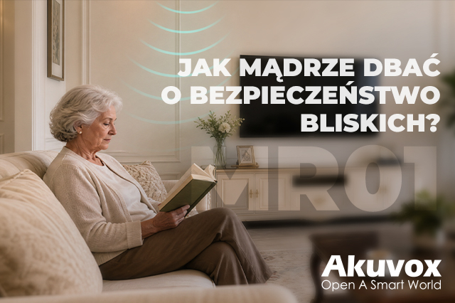 Troska, która szanuje granice. Jak mądrze dbać o bezpieczeństwo starszych rodziców?  Akuvox MR01