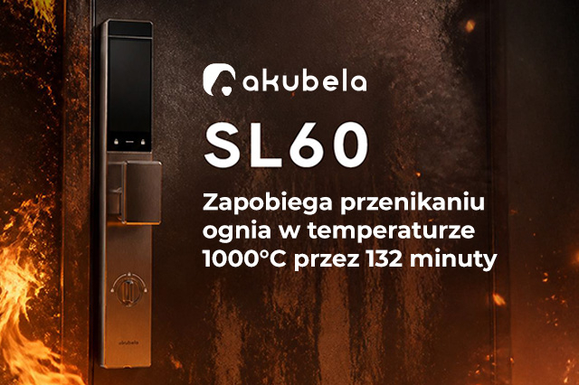 Akubela SL60 – Inteligentny zamek, który łączy kosmiczną technologię z ekstremalnym bezpieczeństwem (Certyfikat CE-CPR!)